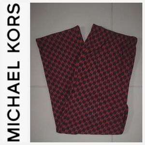 Michael Kors Men's Brushed Flannel Circle Logo Print Sleep Pant L